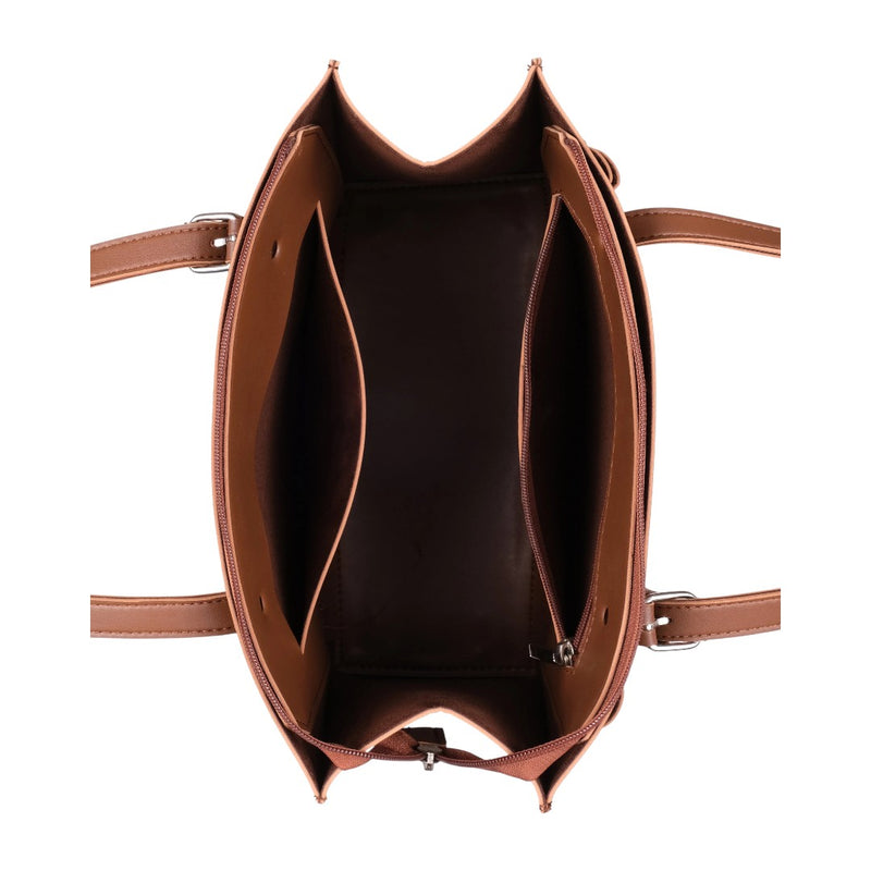 Modire Brown satchel tote bag